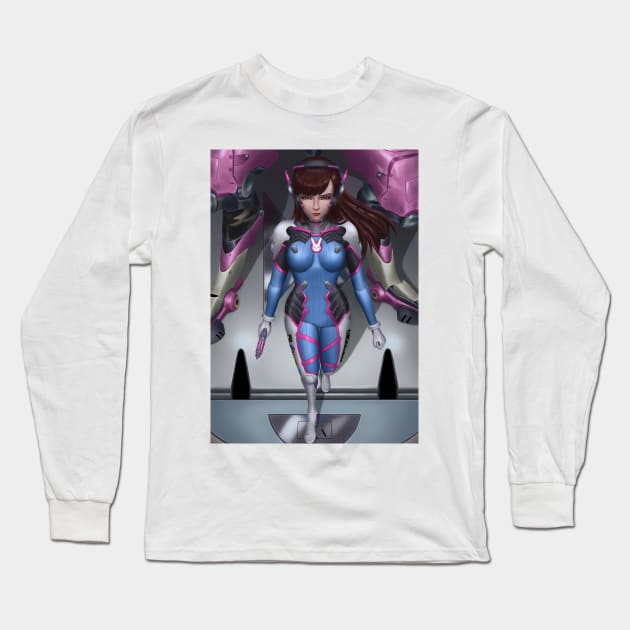 D.Va Long Sleeve T-Shirt by gagimas